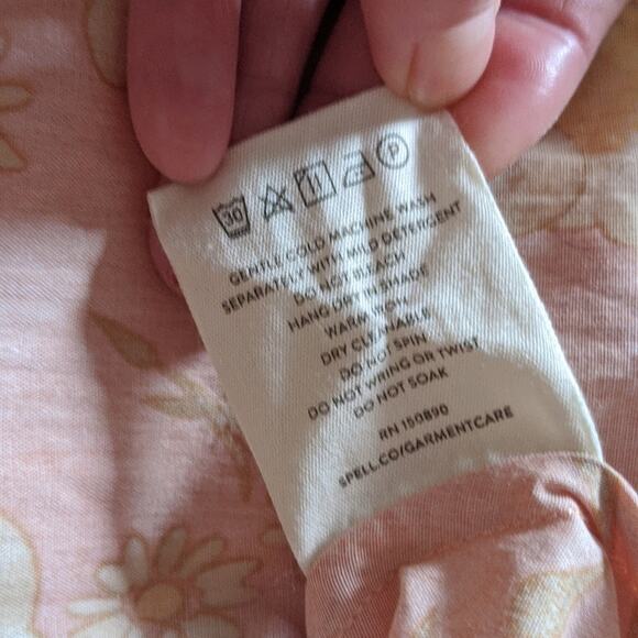 ♲ Spell Sloan Soiree Dress in Peach 🍑 - Picture 5 of 6